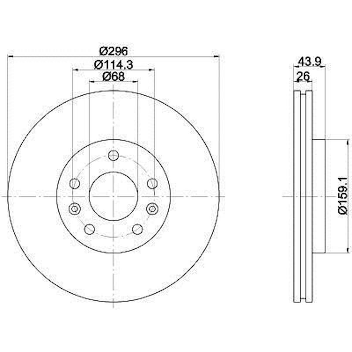 Renault Latitude Ön Fren Disk [Walburg] (402060002)